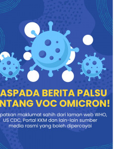 Waspada Berita Palsu Tentang VOC Omicron!